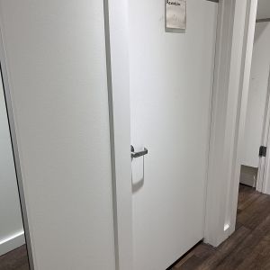 008-Dressing-Room-Sign-Installation-Before